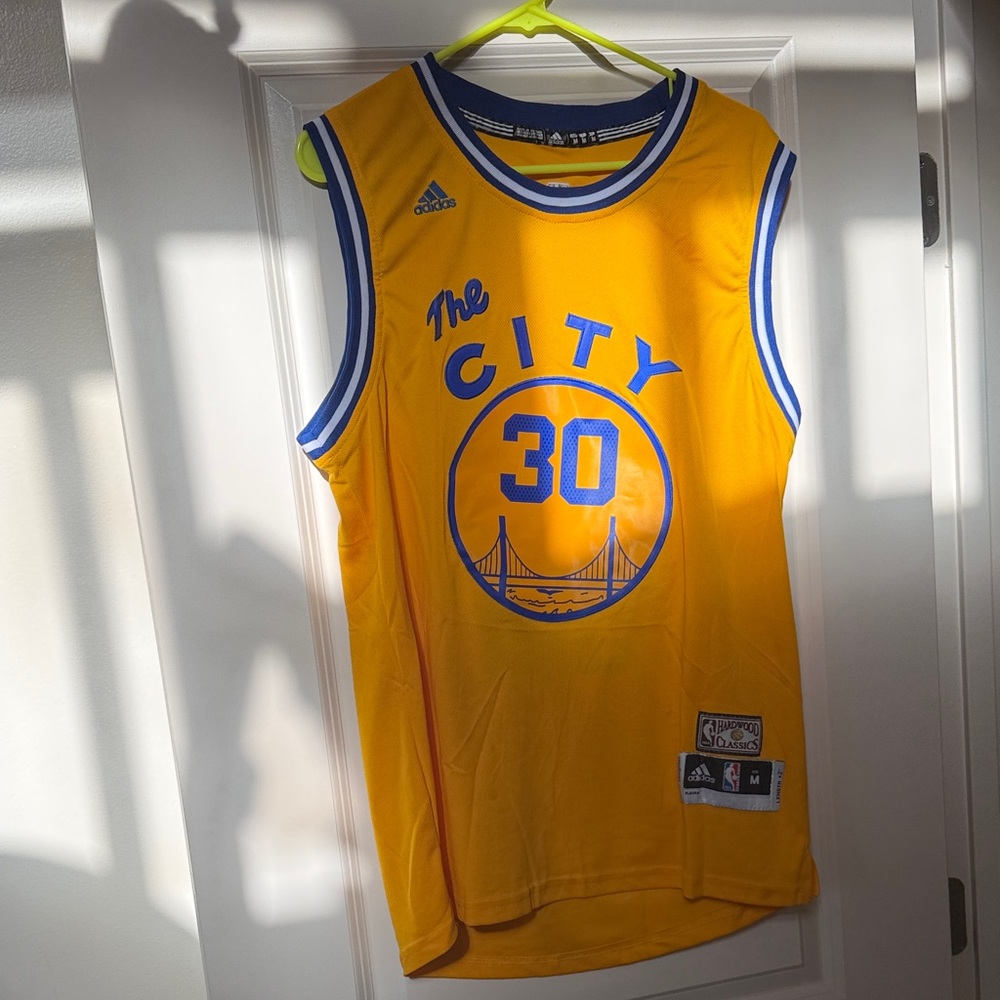 Golden State Warriors  Hardwood Classic “The City” Steph Curry Jersey